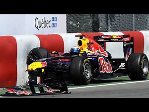 F1 Sebastian Vettel All Crashes Part 1