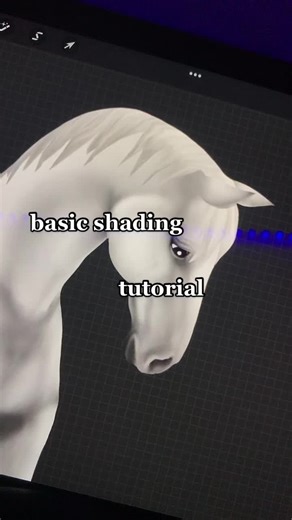 shading tutorial🤍 #procreate #tutorial #procreatetutorial #logo #shadingtutorial #sso #starstable #starstableeditor