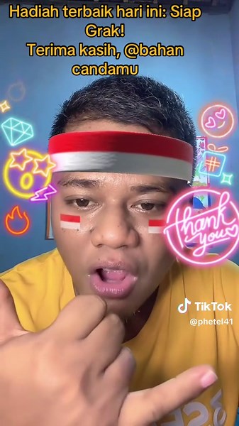 Terima kasih atas Hadiah luar biasa yang Anda kirim ke LIVE saya! Apresiasi Anda terhadap konten saya sangat berarti bagi saya.@bahan candamu #tiktoklive #livehighlights #livegift #readygo #siapgrak