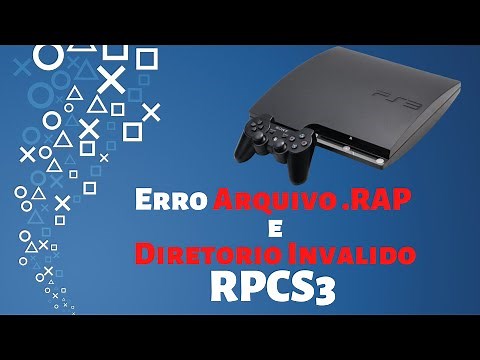 Como Corriguir o Erro do Arquivo .Rap Faltando e o Erro de Diretorio Invalido no Emulador RPCS3