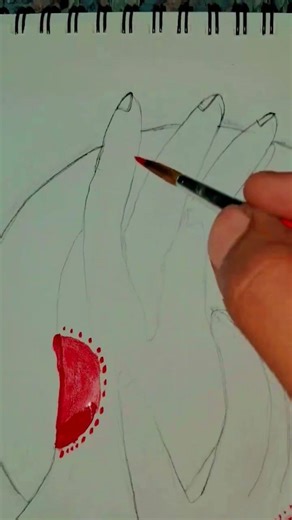 #art this hand drawing looks simple but #art #viralshort #viralvideo #viral #drawing #artwork
