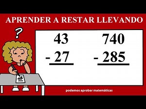 Aprender a restar llevando en Educación Primaria