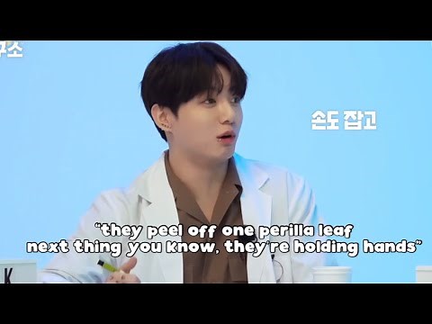 bts the perilla leaf debate is hilarious