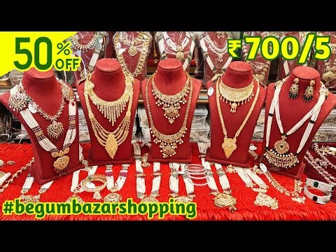 #begumbazarshopping ₹ 7000/5 Bangles Jewellery Hand Bags Hair Accessories | Flat 50% OFF Online Avl