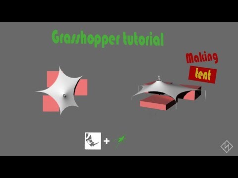 Make a tent with grasshopper