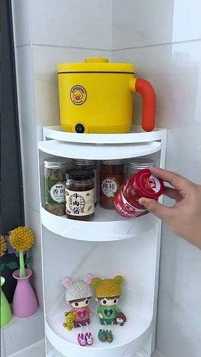 rotating storage cabinet is convenient and practical easy to install