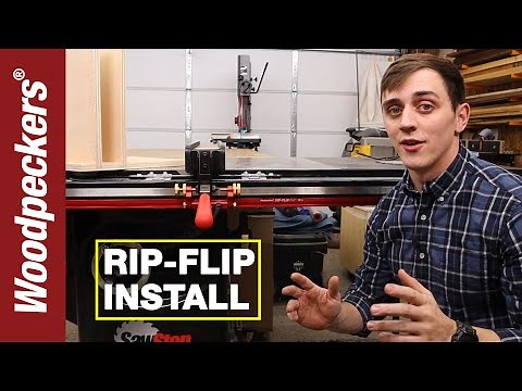 RIP-FLIP Setup for Repeatable Table Saw Cuts | Woodpeckers Tools