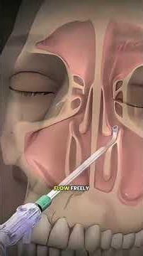 “How Doctors Open Blocked Sinuses 🩺” #medical #paramedical #dmlt #drt