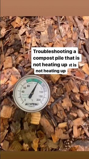 How to heat up a compost pile
