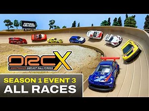 DRC Rally Event 3 (ALL Races) Diecast Rallycross Racing