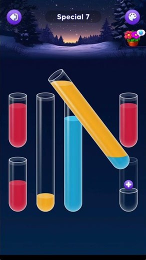 Special super easy water sort puzzle 🤩🧩 Level 7