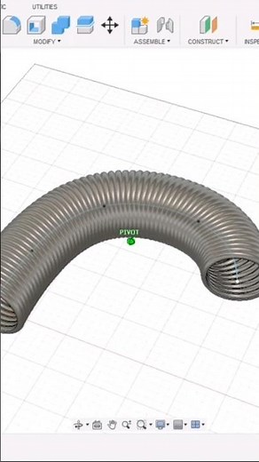 Pipe Design Fusion 360 #fusion360tutorial #productdesign #3dmodeling