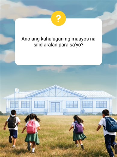 Bayanihan ng DepEd at mga Lungsod para sa mas mabilis na pagtatayo ng mga silid-aralan. 🇵🇭🏫 Para kay Teacher Jhonaly, mahalaga ang maayos na pasilidad dahil dito nagsisimula ang epektibong pagkatuto; kaya’t patuloy natin itong binibigyang tugon. Ngayong Lunes, mga lungsod naman ang magpapahayag ng pakikiisa, kasunod ng paglagda ng mga probinsya noong Pebrero 11. Sama-sama tayo sa pagbuo ng mas matibay na pundasyon para sa bawat batang Pilipino. ✨📚 #DepEdPhilippines #BagongPilipinas