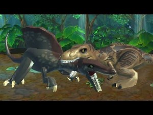 LEGO Jurassic World - Jurassic Park 3: Spinosaurus VS T. rex - Part 20 [Android Gameplay]