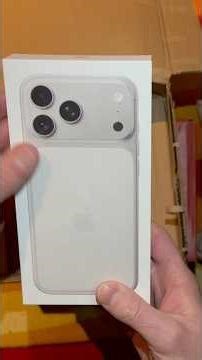 UNBOXING IPHONE 17 PRO MAX 256 GO ARGENT📱 #iphone #apple #foryou #iphone17 #samsung #smartphone