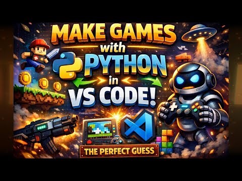|| HOW TO MAKE GAME USING PYTHON || VS_CODE || THE PERFECT GUESS GAME || CODING ||