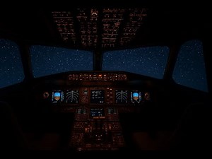 Airplane White Noise | Cockpit View | 8 Hours Plane Sound