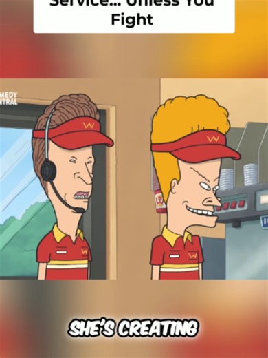 Restaurant Refuses Service Fight or Go Hungry! #BeavisAndButtHead #ClassicCartoons #FunnyMoments #90s #Animation #ComedyClips #Viral #FYP #beavis @beavisandbutthead