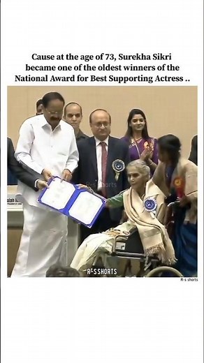 History is just created...!! #surekhasikri #nationalawards2025 #trendingshorts #shortsvideo #editing