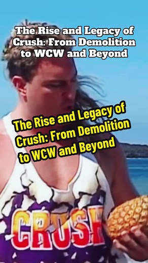 The Rise and Legacy of Crush: From Demolition to WCW and Beyond. #wwf #wwe #wcw #wrestling