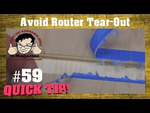 3 Ways to keep your router from ruining your day (avoiding tear-out)