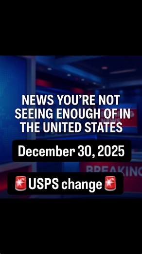 🚨 THE POST OFFICE JUST BECAME A WEAPIZED SYSTEM. They didn’t change the stamps. They changed the stakes. A new USPS rule that took effect December 24, 2025, alters how postmarks are verified for legal deadlines. Tax returns. Court filings. Immigration appeals. This isn’t “administrative.” This is architectural. They’ve introduced ambiguity into the system that proves you met a deadline. Why? Ambiguity is a space the state can occupy. It means a letter you mailed on time can be logged “late.” Yo
