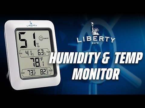 Safe Humidity And Temperature Monitor | Liberty Safe Accessories