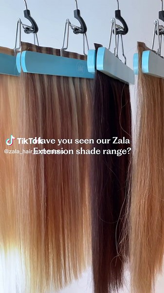 Discover Our Diverse Zala Hair Extension Shade Range!