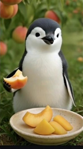 penguin eating ASMR video #shorts #shortsfeed #asmr