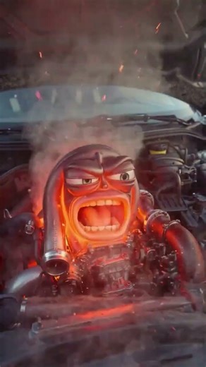“THIS TURBO IS ABOUT TO EXPLODE 😱🔥 (Engine Doesn’t Care)” #talkingobjects #funnyshorts #3danimation