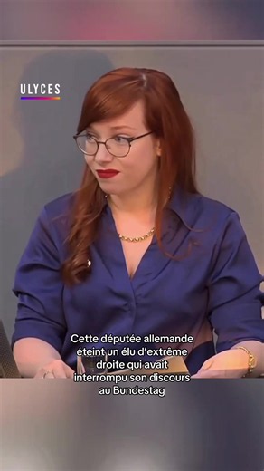 Députée allemande remballe un élu d’extrême droite au Bundestag