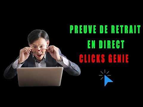 Comment faire un retrait sur Clicks Genie.