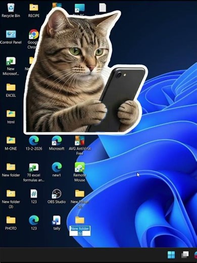 PC में New Folder बनाने का Shortcut | Ctrl + Shift + N (No Right Click