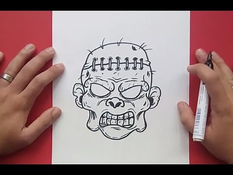 How to draw a zombie step by step 5 | How to draw a zombie 5