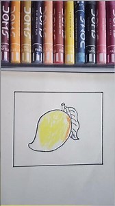 How to draw a mango #kids #drawing #art