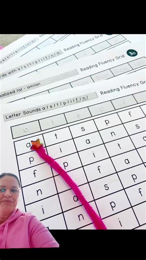 Reading fluency grids for the win!! These help to build automaticity with decoding skills and target certain sounds within each chart. You can make your own grids quite easily or grab mine done for you at my TPT store https://www.teacherspayteachers.com/Product/Letter-Sounds-Fluency-Grids-with-letters-cvc-words-for-Kindergarten-9985507 #readingactivities #readingtutor #teachersofig #dyslexiatutor #parentsupport #firstgradeteacher #dyslexiasupport #teachertok #teachertips