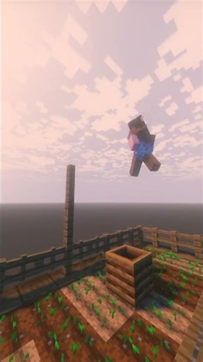 Simple Minecraft Starter Farm #shorts #minecraftshorts