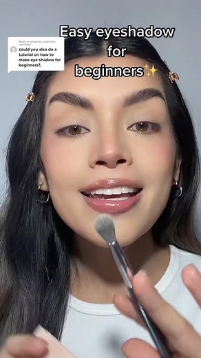 Eyeshadow for beginners 💗Tag your bestie @michellekdoria #fyp #foryou #foryoupage #eyeshadow #eyeshadowtutorial #makeupartist