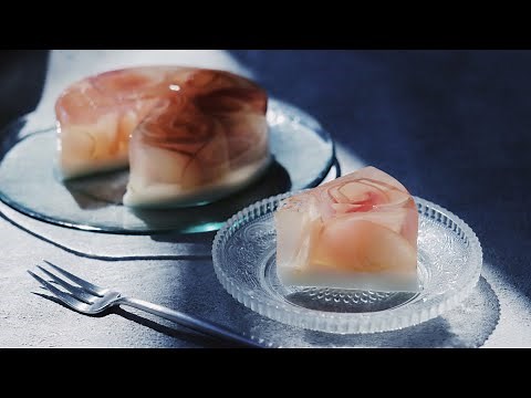 リンゴの薔薇のブーケゼリーケーキ