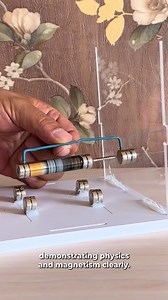 232K views · 2.3K reactions | Battery Moves with Magnetism. #PhysicsDemo #Magnetism #STEMLearning | Bazmechanic | Facebook