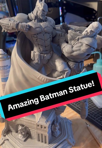 Incredible Batman Statue from 3D Prints