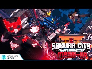 Sakura City Superheroes Mash-up | Minecraft Marketplace Trailer