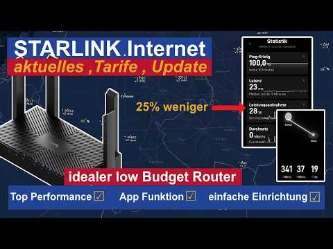 Starlink Internet, Installation , alternativer Router, Homeserver , Top Performance , neue Tarife 👍