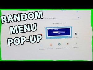 Random monitor Menu Keeps Popping Up Fix