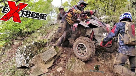 Brutal descent off-road extreme terrain chaos