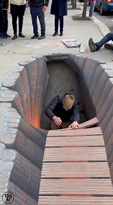 22K views · 15 reactions | Sidewalk “Hole” Swallows Pedestrian in...