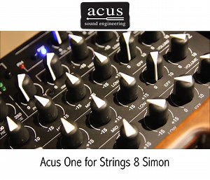Acus One For Strings 8 Simons แอมป์อคูสติกคุณภาพพรีเมี่ยม ที่มีถึง 200W เลยทีเดียว! และยังสามารถเสียบกีต้าร์หรือไมค์ได้ถึง 3 channels คุณลูกค้าสามารถดูรายละเอียดเพิ่มเติมได้ที่ http://www.cinguitars.com/product.php?id=668 | Cin Guitars "Home of Hi End Acoustic"