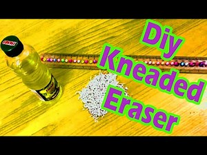 How to make a Kneaded Eraser at Home-DIY (Do It Yourself)