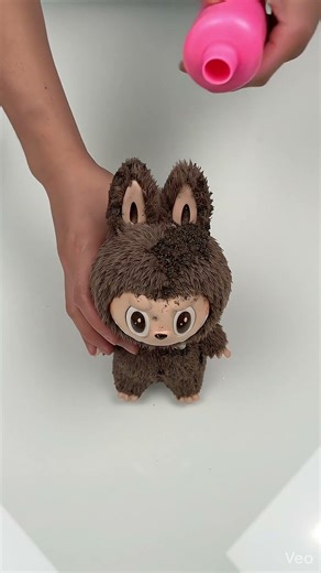 See How Soft This Labubu Gets After Washing #satisfying #asmr #labubu