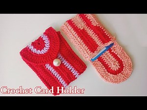 How to Crochet Gift Card Holder | Crochet Left Over Yarn Project